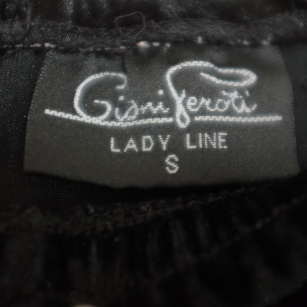 COPY - Giani Feroti lady line black velvet pants size S - Picture 4 of 9